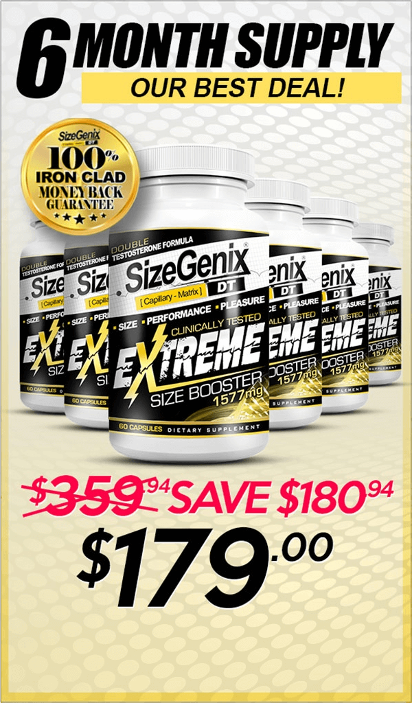 SizeGenix Extreme - Six Month Supply